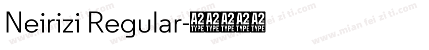 Neirizi Regular字体转换